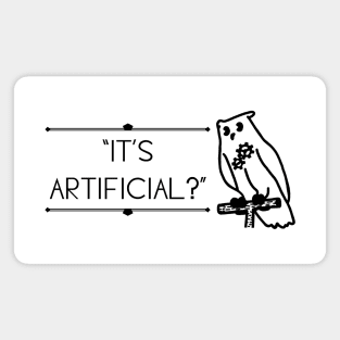 Vintage Artificial Owl 5 Magnet